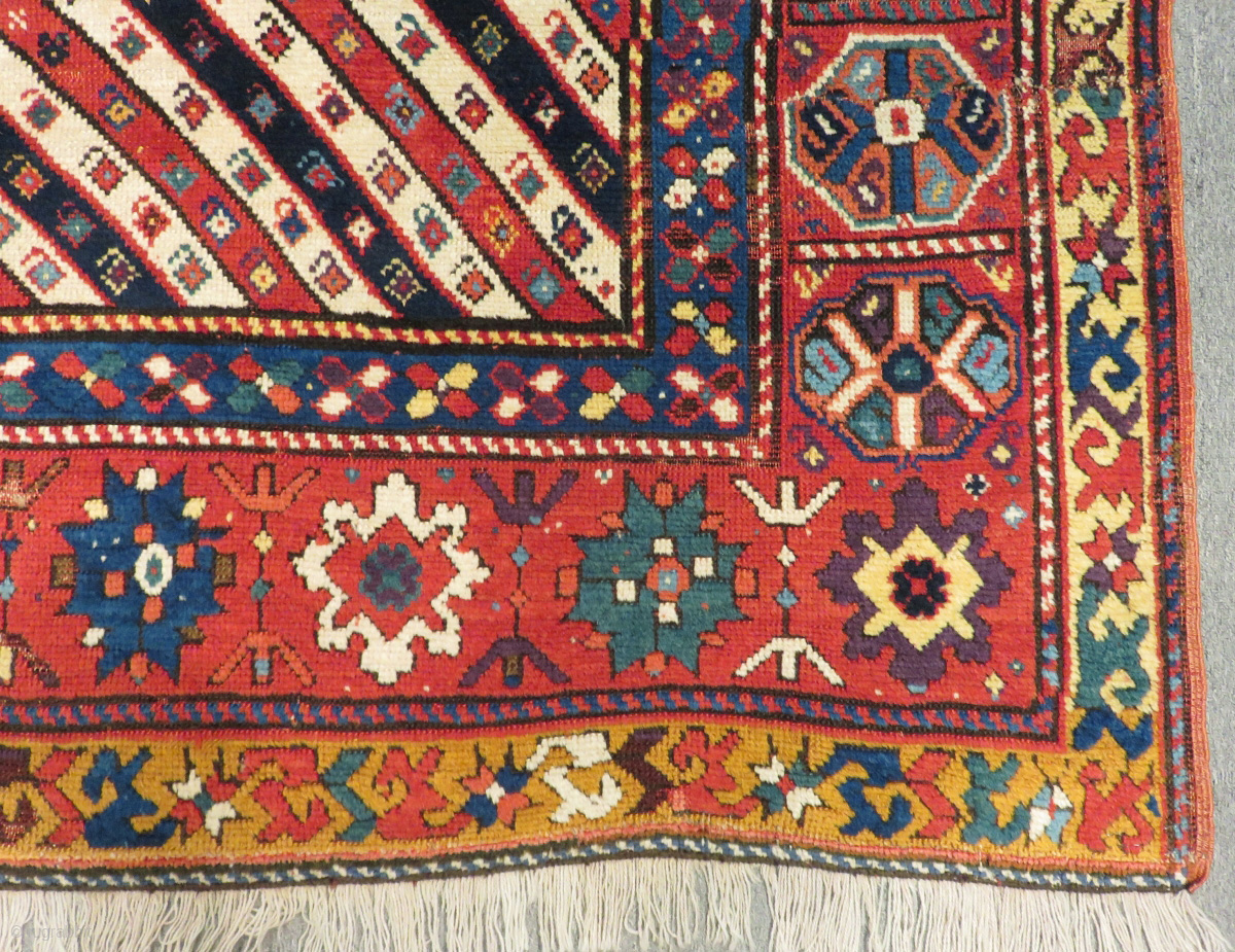 Antique Shahsavan rug, Moghan steppe, Azerbaijan